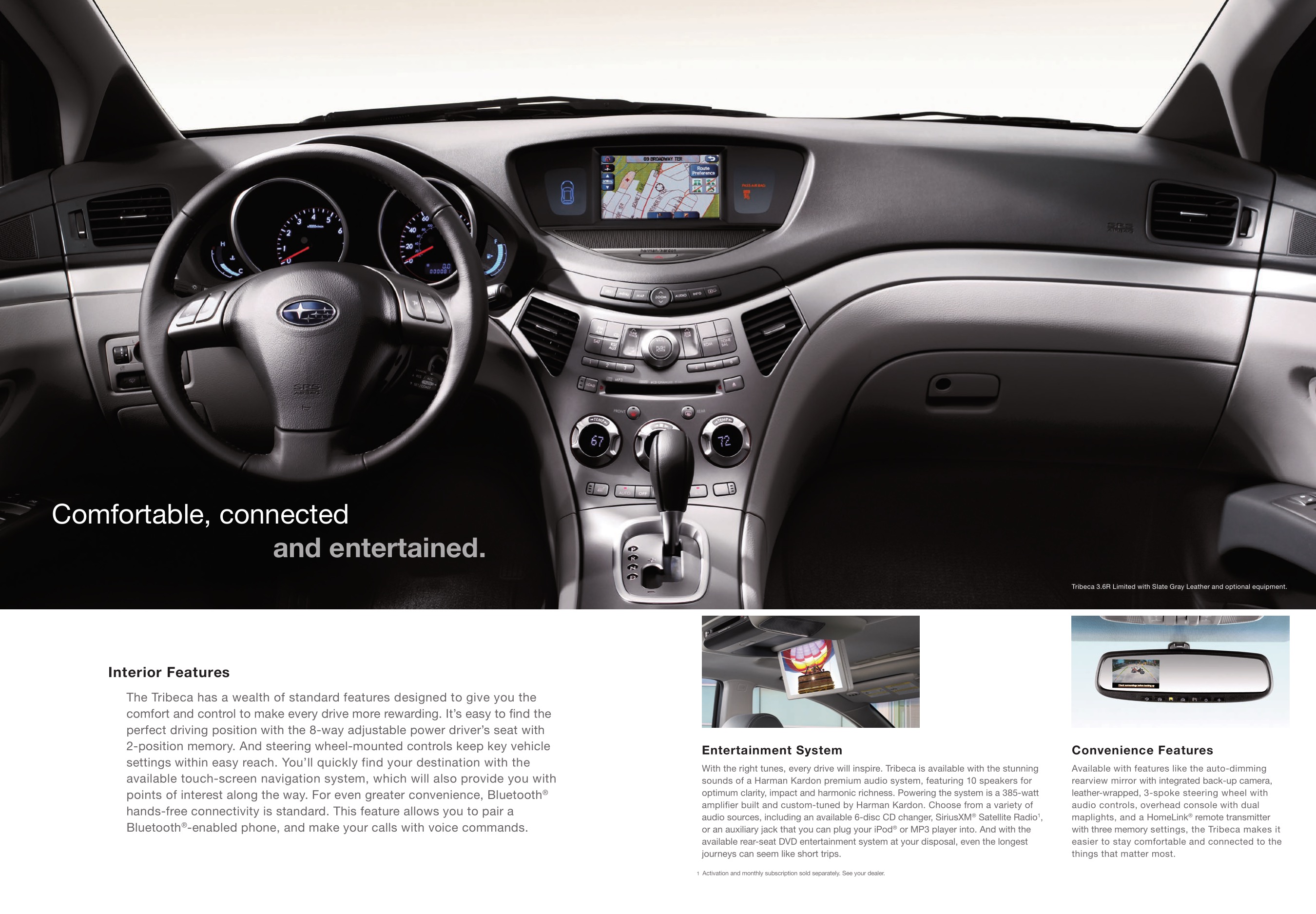 2014 Subaru Tribeca Brochure Page 5
